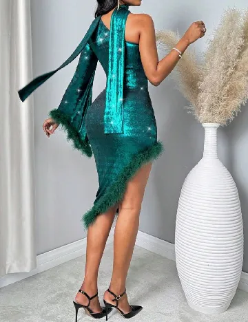 Rochie scurta SHEIN, turcoaz