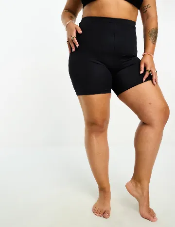 Chilot de baie Ivory Rose Curve, negru