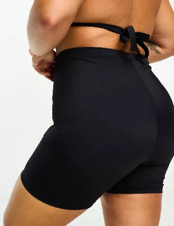 Chilot de baie Ivory Rose Curve, negru