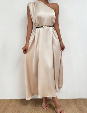 Rochie lunga SHEIN, crem