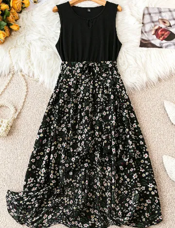 Rochie lunga SHEIN CURVE, negru