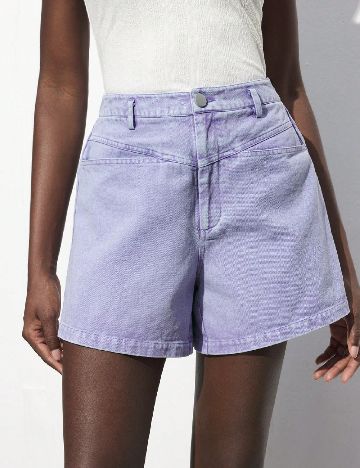 Pantaloni scurti SHEIN, mov