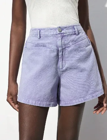 Pantaloni scurti SHEIN, mov