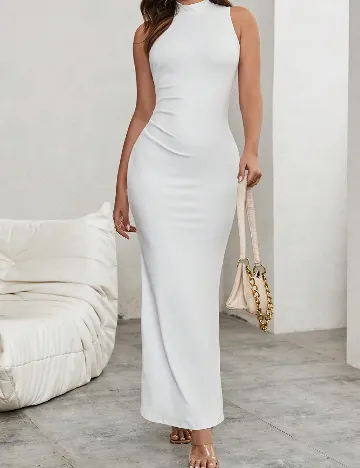 Rochie lunga SHEIN, alb