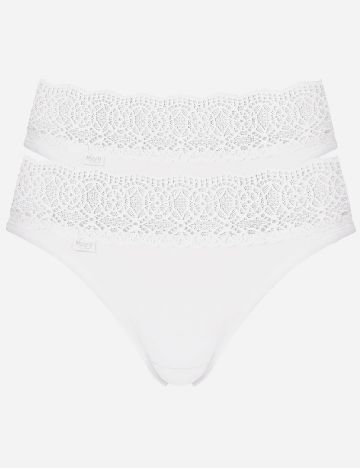Set chiloti 2 perechi Sloggi by Triumph, alb