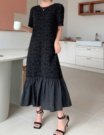 Rochie medie Dazy, negru