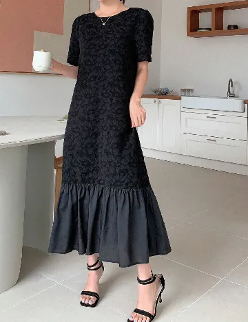 Rochie medie Dazy, negru