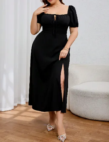 Rochie medie SHEIN CURVE, negru