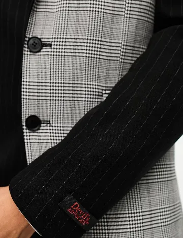 Sacou Devil s Advocate, negru/gri