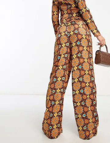 Pantaloni Heartbreak, floral print