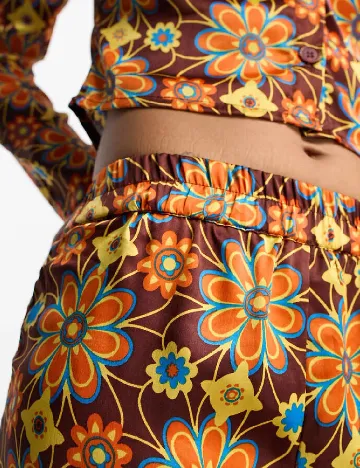 Pantaloni Heartbreak, floral print
