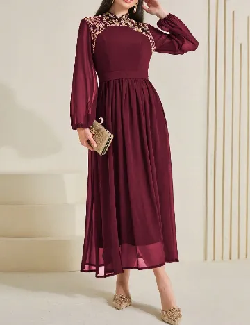 Rochie medie SHEIN, visiniu Rosu