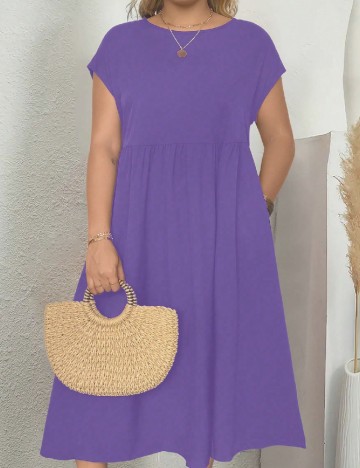 Rochie medie SHEIN CURVE, mov