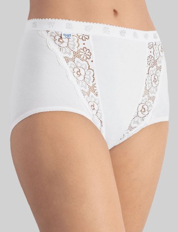 Set chiloti 2 perechi Sloggi by Triumph, alb