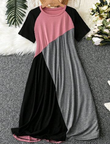 Rochie medie SHEIN CURVE, mix culori