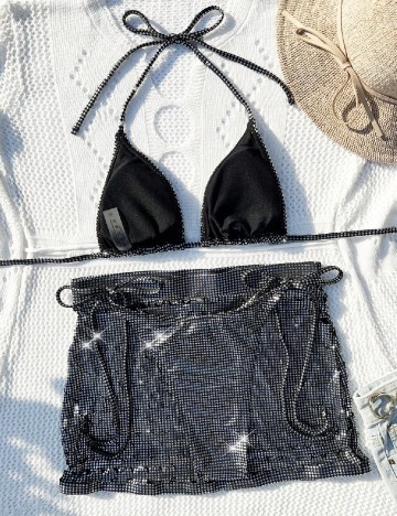 Costum de baie SHEIN, gri