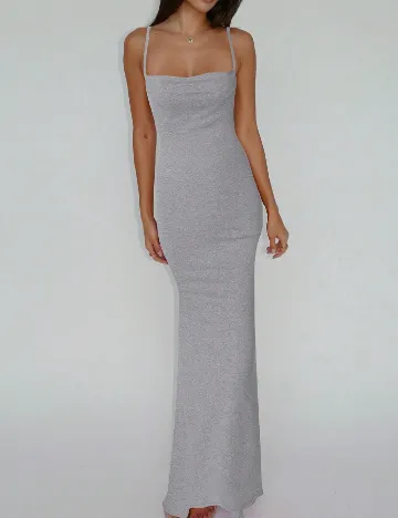 Rochie lunga SHEIN, gri