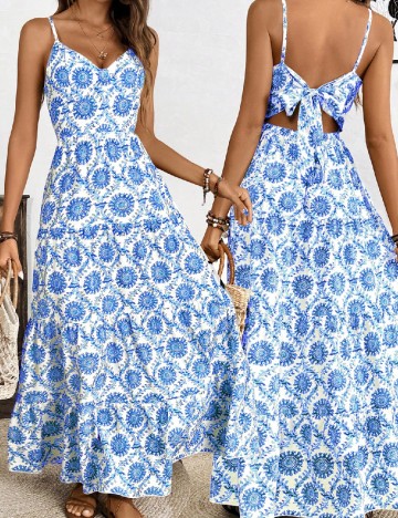 Rochie lunga SHEIN, albastru