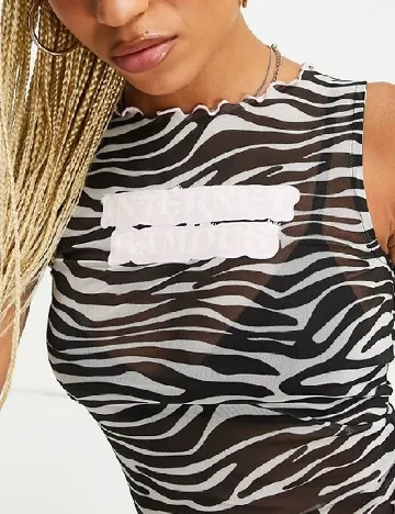 Top AsYou, negru/alb
