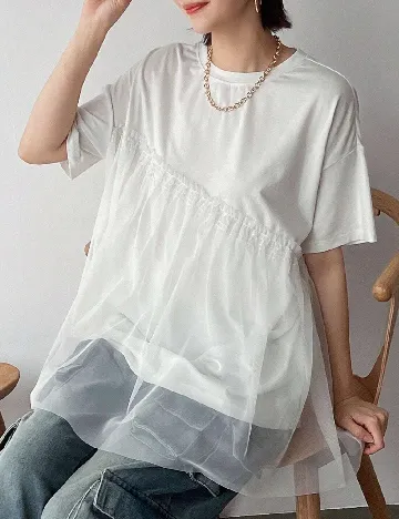 Tricou SHEIN, alb