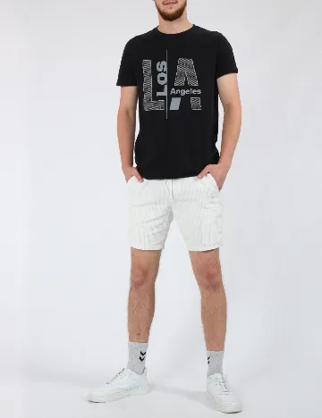 Pantaloni scurti ASOS, alb Alb