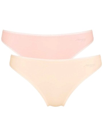 Set chiloti 2 perechi Sloggi by Triumph, roz/crem