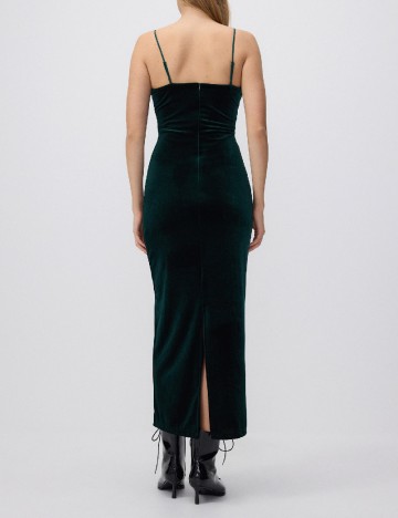 Rochie medie Reserved, verde inchis