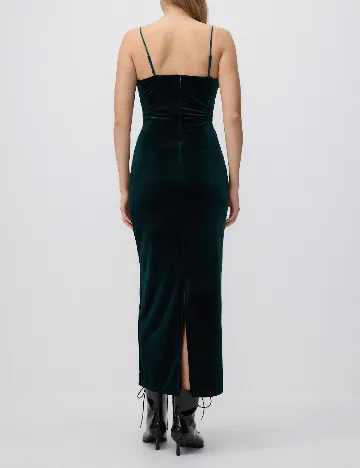 Rochie medie Reserved, verde inchis