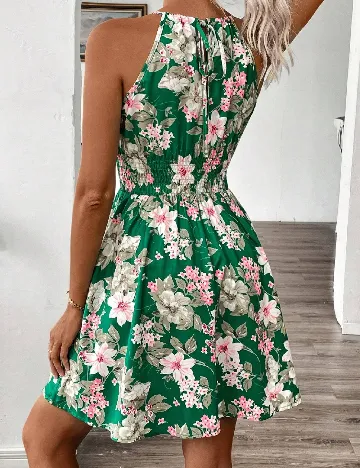 Rochie scurta SHEIN, verde