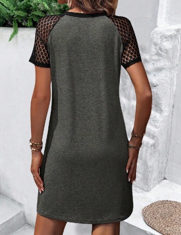 Rochie scurta SHEIN, gri