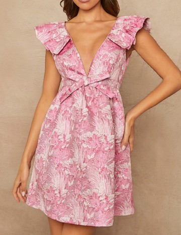 Rochie scurta SHEIN, roz