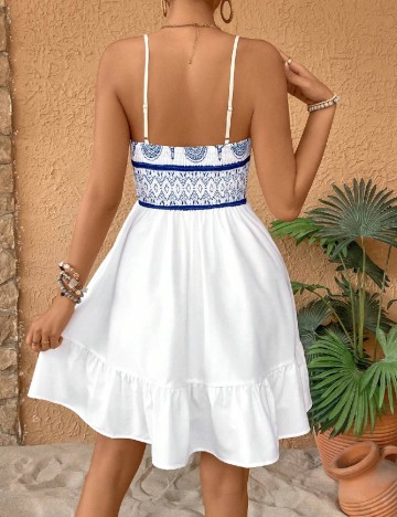 Rochie scurta SHEIN, alb