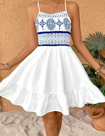 Rochie scurta SHEIN, alb