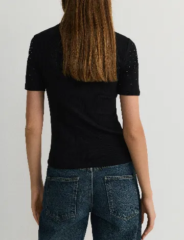 Tricou Reserved, negru