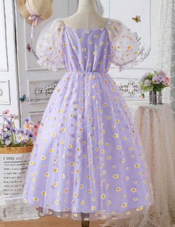 Rochie medie Shein Kids, mov