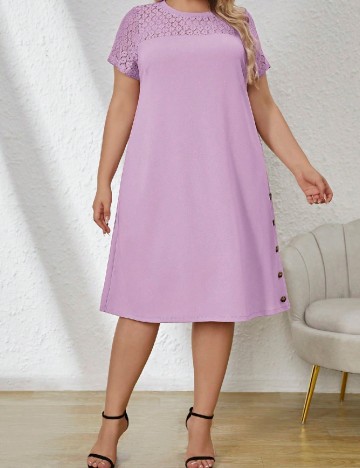 Rochie medie SHEIN CURVE, mov