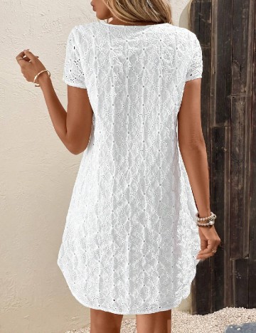 Rochie scurta SHEIN, alb