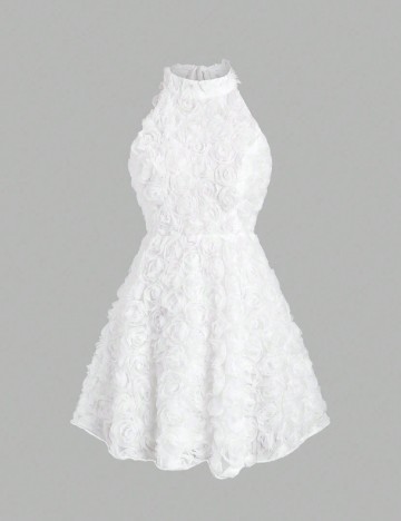 Rochie scurta SHEIN, alb