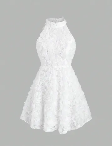 Rochie scurta SHEIN, alb