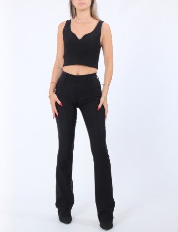 Pantaloni COLLUSION, negru