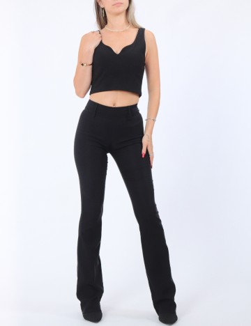 Pantaloni COLLUSION, negru