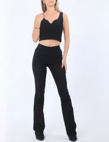 Pantaloni COLLUSION, negru