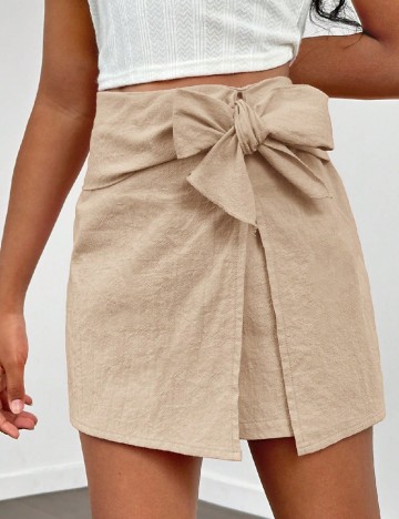 Fusta pantalon Shein Kids, bej