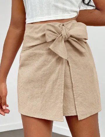 Fusta pantalon Shein Kids, bej