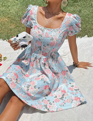 Rochie scurta SHEIN, albastru