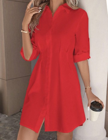 Rochie scurta SHEIN, rosu