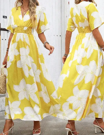 Rochie lunga SHEIN, galben Galben