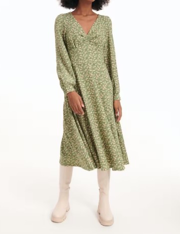 Rochie medie Reserved, verde