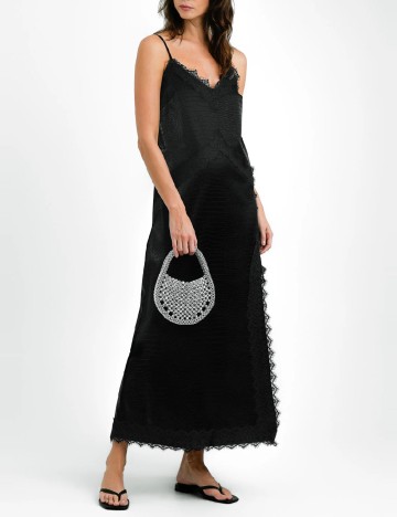 Rochie lunga Miss Selfridge, negru