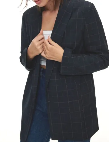 Blazer Reserved, bleumarin inchis
